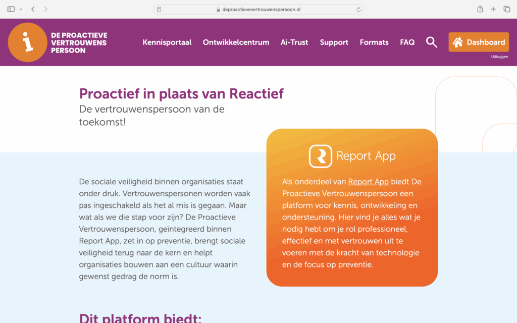 Versterk je rol. Blijf zichtbaar. Bouw mee aan preventie.